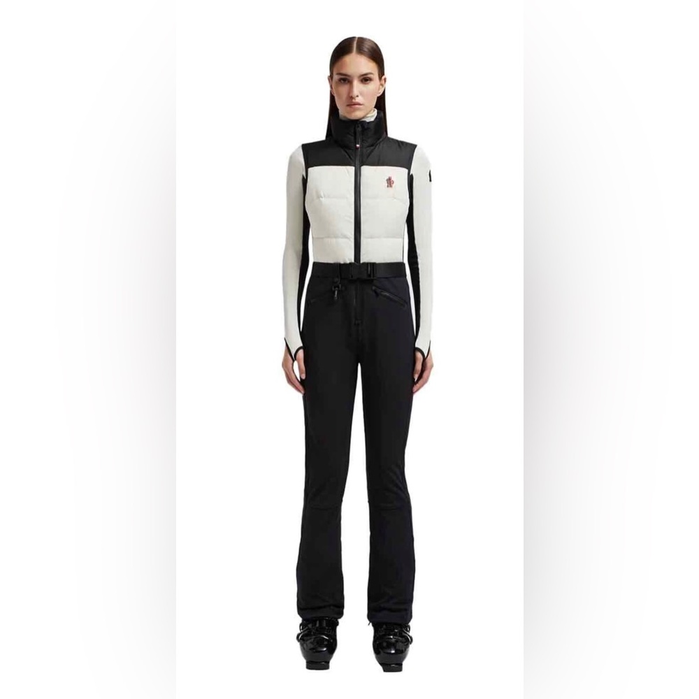 Women's Ski Black and White Jumpsuit